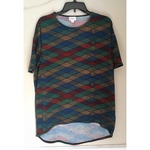 Lularoe Irma Dark Geometric Tunic, XXS